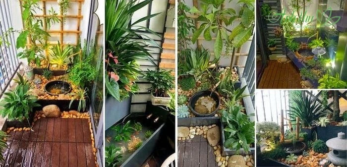 42+ Mẫu bể cá ban công làm tiểu cảnh chất liệu composite và kính đẹp 17 Địa chỉ thiết kế bể cá tiểu cảnh ban công tại Hà Nội