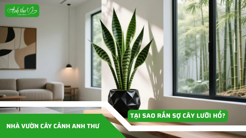 Tại sao rắn sợ cây lưỡi hổ?